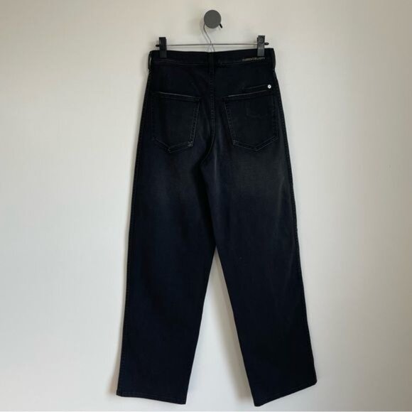 Current/Elliott Wide Leg Jean in Faded Black - 27 - Picture 2 of 8